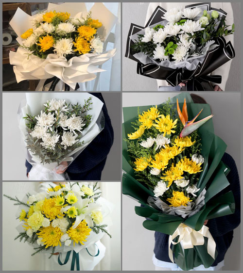 贵州六盘水盘县红果街道西铺村白事花束代送